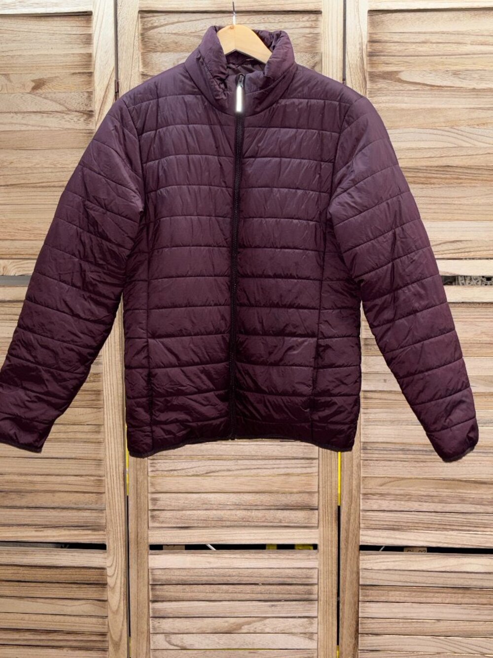 Goodfellow & Co Men’s Maroon Lightweight Water Resistant Puffer Jacket S